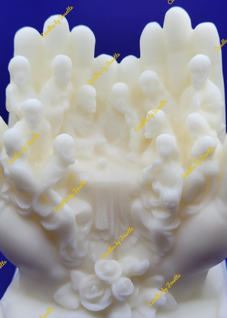 Last Supper 5.5" x 5" x 3.5" 1 lb 2 oz Without Wicks and F.O.