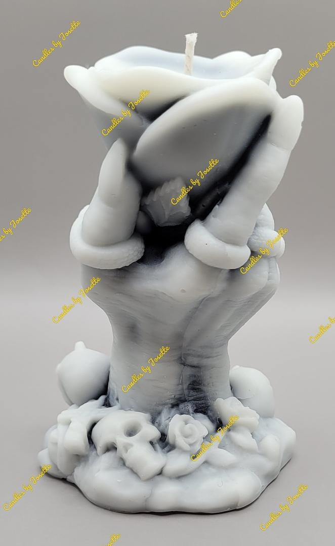 Bleeding Rose Ghost Hand 4" 2.9oz