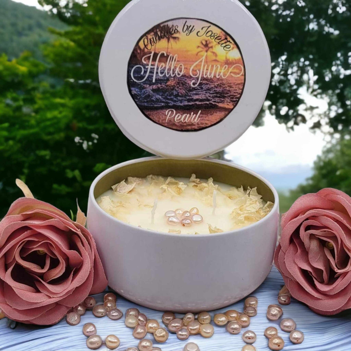 June Vintage Birthday Candle