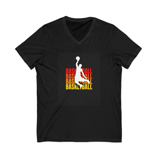 Basketball V-Neck Tee
